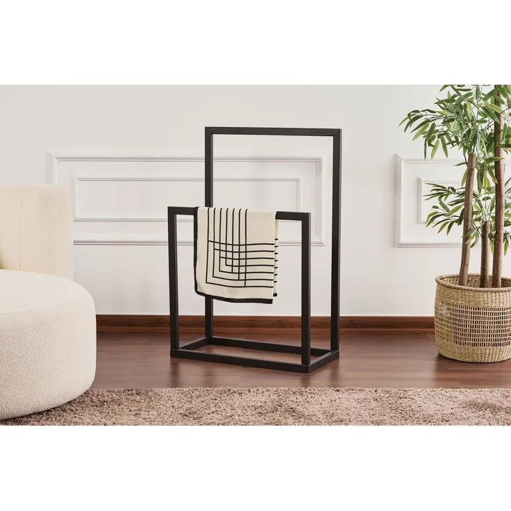 Skye Decor 'Ged-032' Garderobe, Schwarz, 25 x 90 x 60 cm