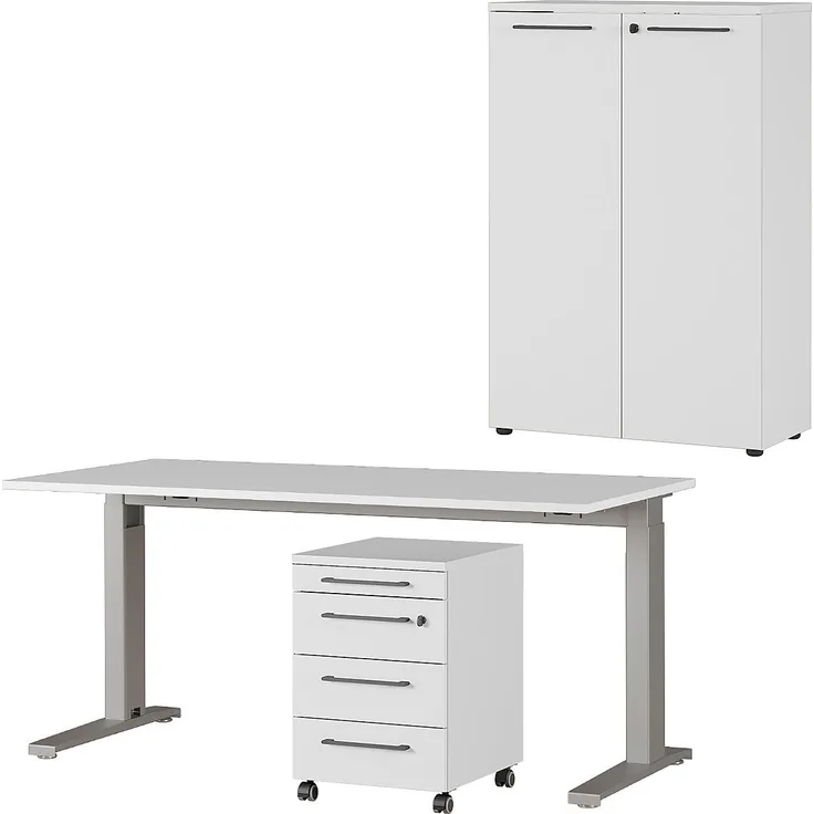 GERMANIA Bürokombination AGENDA BHT 312x120x88 cm bunt Komplett-Büro Büro