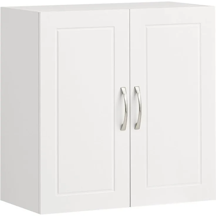 SoBuy FRG231-W Hängeschrank, MDF, Lackiert, Weiß, 60 x 60 x 30 cm