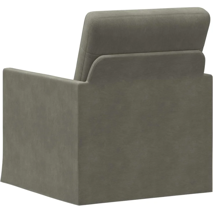 vidaXL Einzelsofa Hellgrau 70 x 81 x 82 cm Cordstoff 42041034 – Bild 4