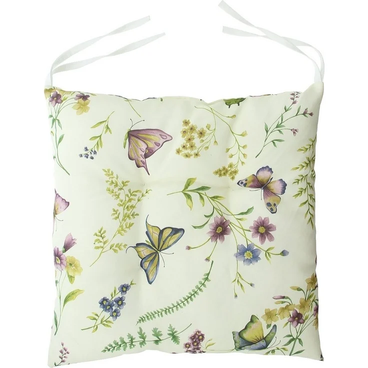 Stuhlkissen Sommerwiese Blumen Outdoor Stuhlauflagen Sitzpolster Sitzkissen – Bild 1