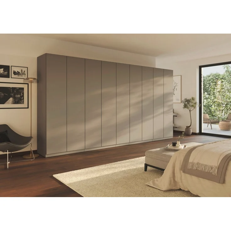 rauch Kleiderschrank Schrank Möbel Schlafzimmer Garderobe Kinderzimmer WELTNEUHEIT ELVIK (3 Ausstattungsvarianten - Breiten 47-405 cm, Höhen 187/212/231 cm) PATENTIERTES SCHNELLMONTAGESYSTEM mit Push-to-open MADE IN GERMANY – Bild 2