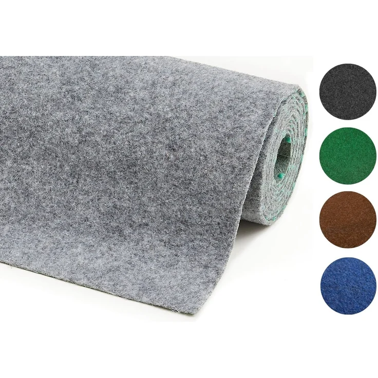 misento Kunstrasen Easy, Outdoor Rasenteppich, 400x600 cm, Grau | Balkonteppich, 4mm, Nadelfilz Kunstrasenteppich für Balkon, Terrasse und Camping, Outdoor Teppich