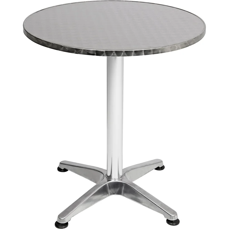 3-tlg. Bistro Garnitur Balkonset Garnitur Tisch + 2 Stapelstühle Ø60cm – Bild 6