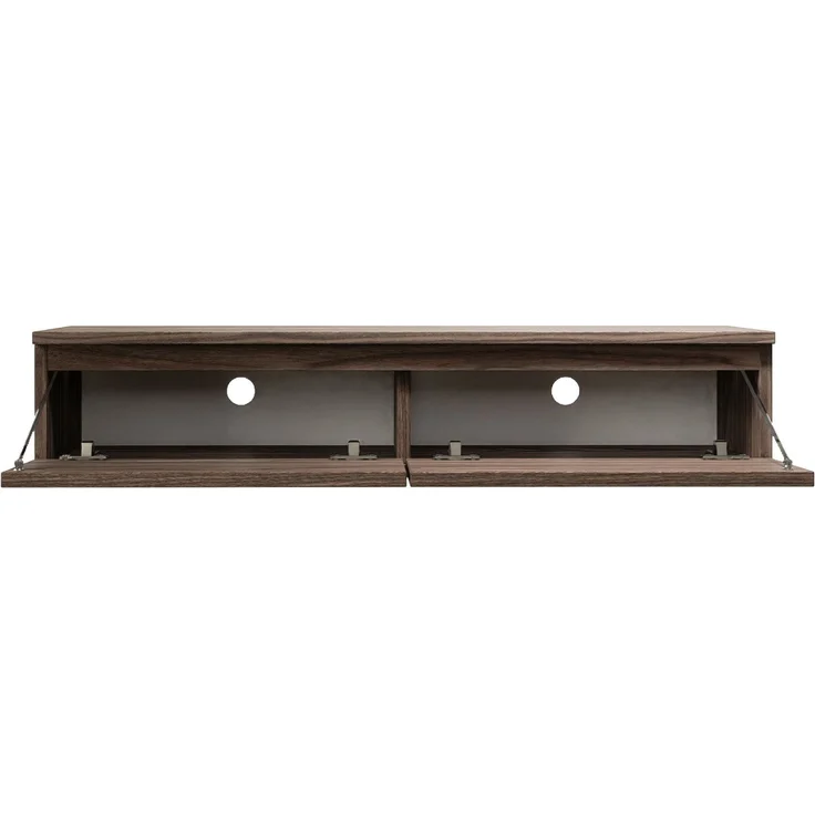 Selsey 'Bemmi Slim' - TV-Hängeboard 2-türig, Holzoptik Walnuss Wisconsin, 100 cm – Bild 4