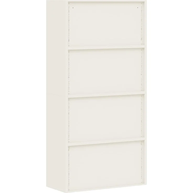 vidaXL Aktenschrank Weiß 90x40x220 cm Stahl 3188314 – Bild 9