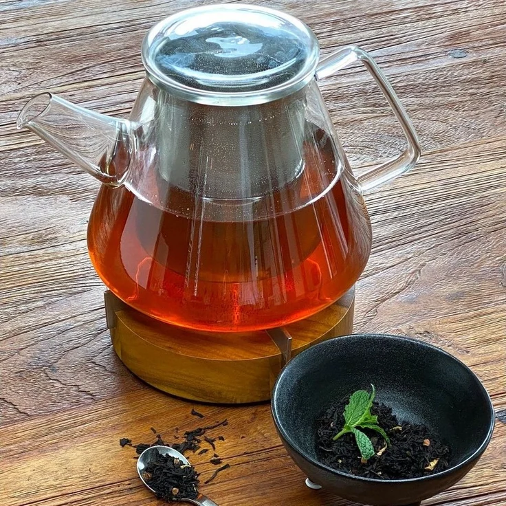 AdHoc Teekanne Orient+, 1,5 l, Borosilikatglas mit Edelstahlfilter, hitzebeständig & aromaschonend – Bild 3