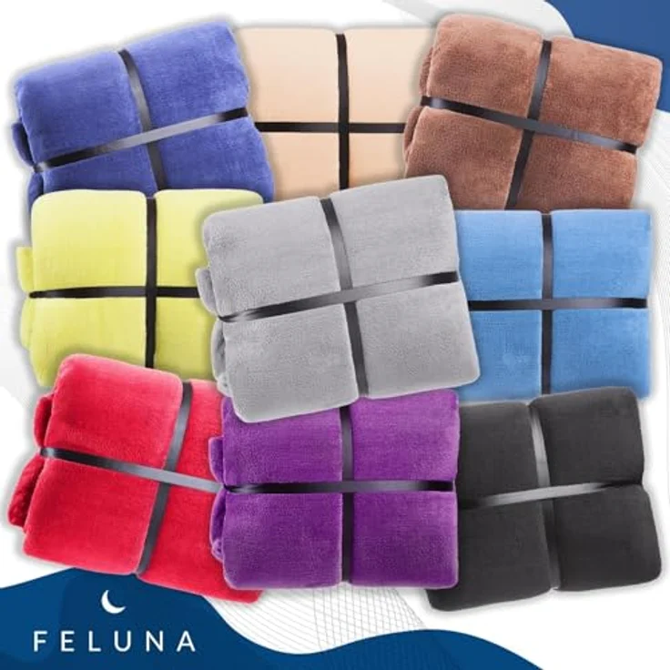 Wohndecke Kuscheldecke XXL, Feluna, Tagesdecke Kaschmir-Touch 220 x 200 cm – Bild 10