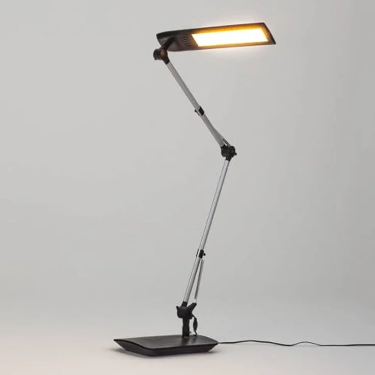 Lindby LED Tischlampe "Felipe", dimmbar, schwarz, für Arbeitszimmer & Büro mit modernem Design und Schalter – Bild 4