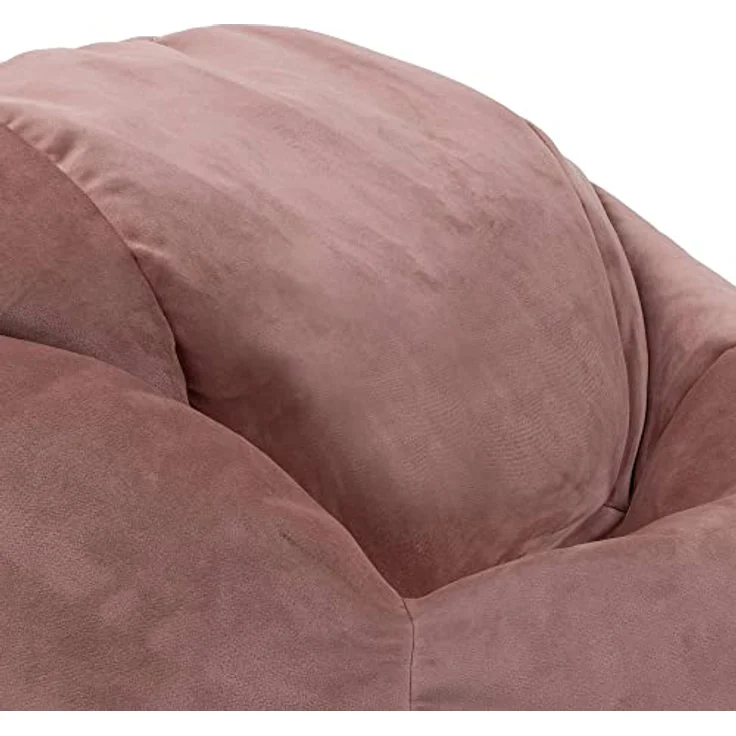 Icon Aurora Sitzsack Kinder, Rosa, Flauschiger Samtstoff, Sitzsack Samt mit Füllung, Bequemer Kinder Sessel, Kuschelsessel, Lese Sessel, Schlafzimmer, Kinderzimmer, Spielzimmer – Bild 8