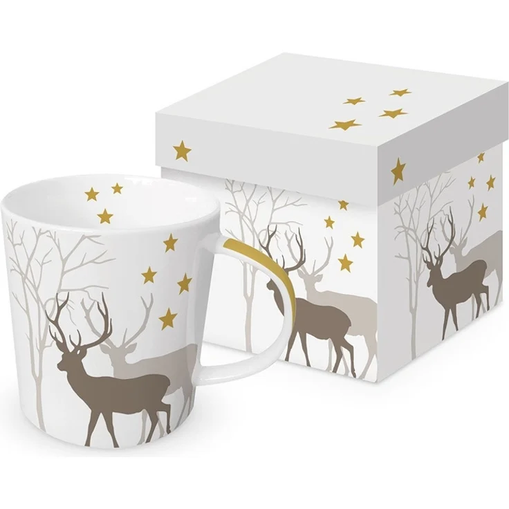 Paperproducts Trend Mug Winter Deers white