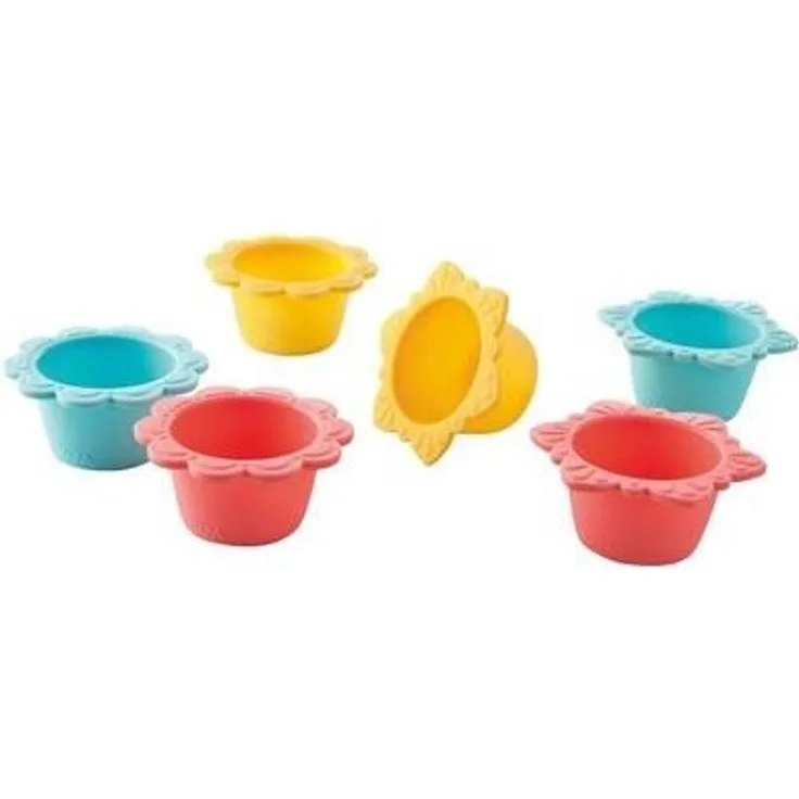 Haba - Family Food Stars - Kinder-Silikon-Muffinform Blumenparty