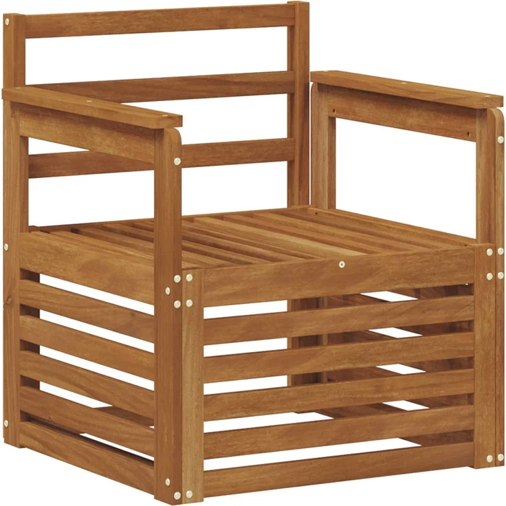 vidaXL Outdoor-Sofagarnitur Natur Massivholz Akazie 3436339 – Bild 2