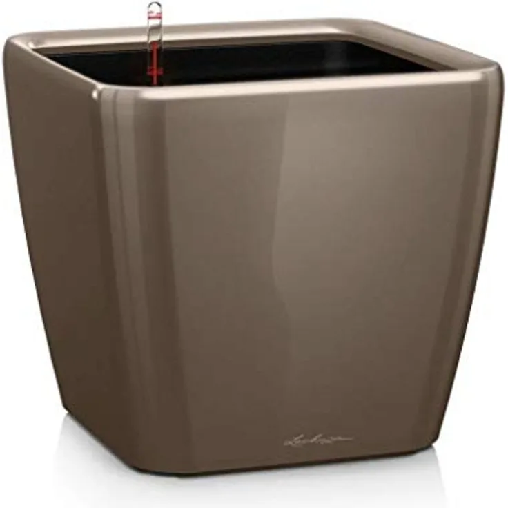 LECHUZA QUADRO Premium LS 35 taupe hochglanz 16165