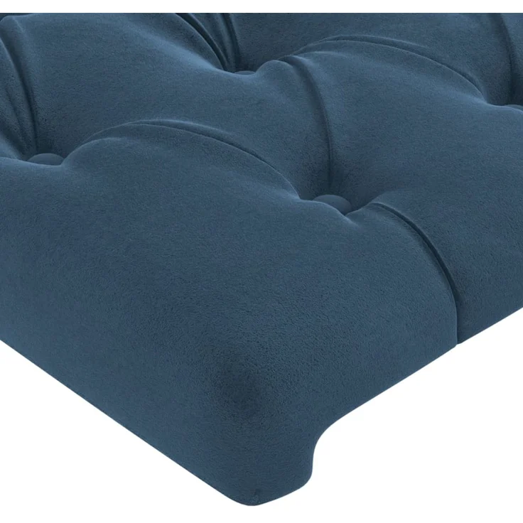 vidaXL Kopfteile 2 Stk. Dunkelblau 90 x 7 x 78/88 cm Samt 346380 – Bild 4