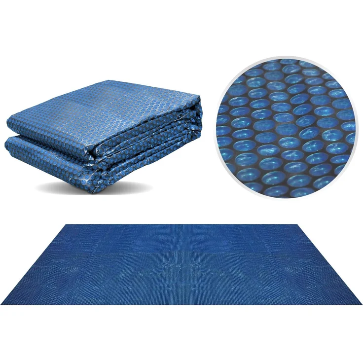 Miganeo Pool Solarfolie 800 x 400 cm rechteckig | schwarz/blau | 180 my – Bild 1