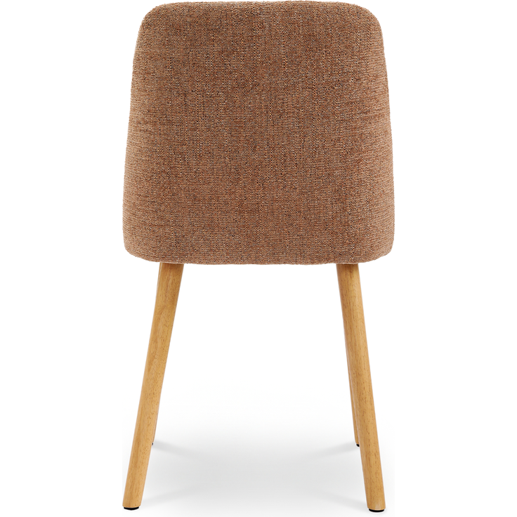 GOEURVANT 421 Esszimmerstühle 4er-Set, Chenille - Orange – Bild 5