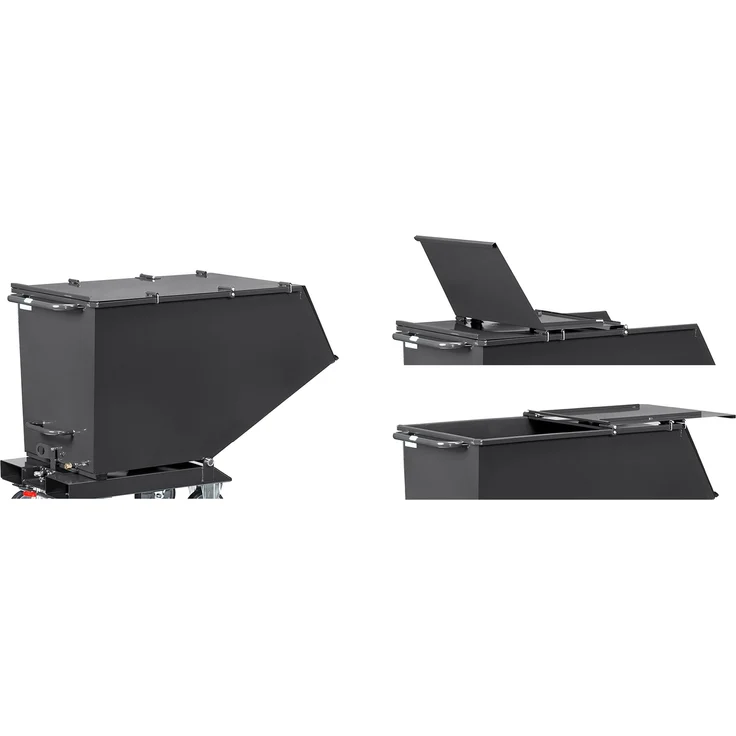 Fetra klappbarer Deckel für Muldenkipper Mehrpreis für Kastenmaße 1214x669x708mm, Grey Edition