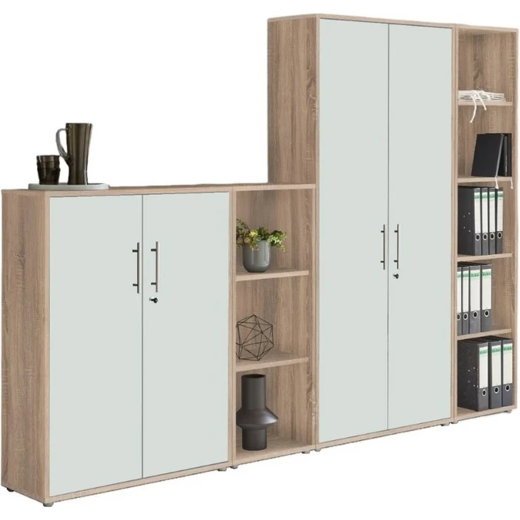 moebel-dich-auf Aktenschrank OFFICE EDITION (Set 4, abschließbar, Metallgriffen) Made in Germany – Bild 4