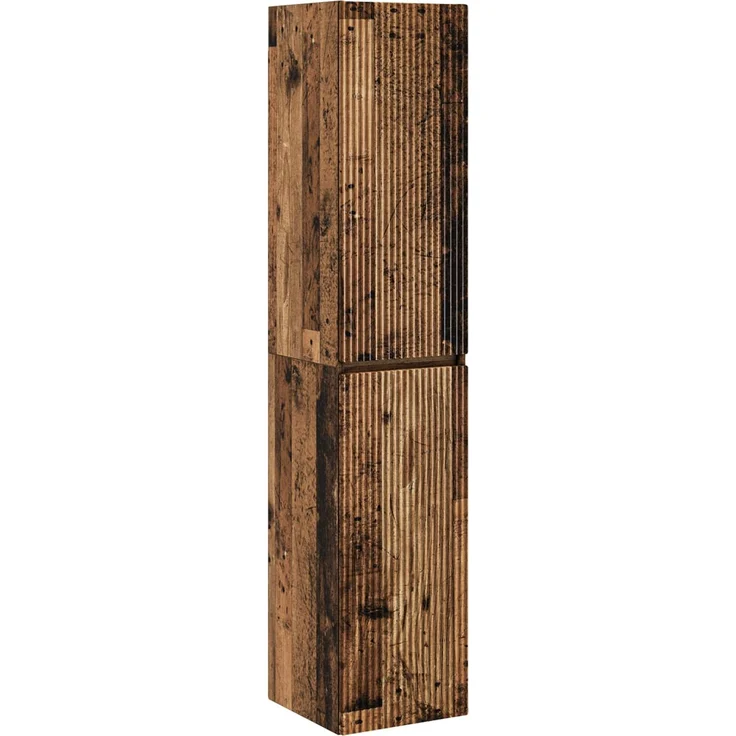 vidaXL Badezimmerschrank-Set 3 stk. Altholz 33 x 34,5 x 160 cm 3406061 – Bild 6