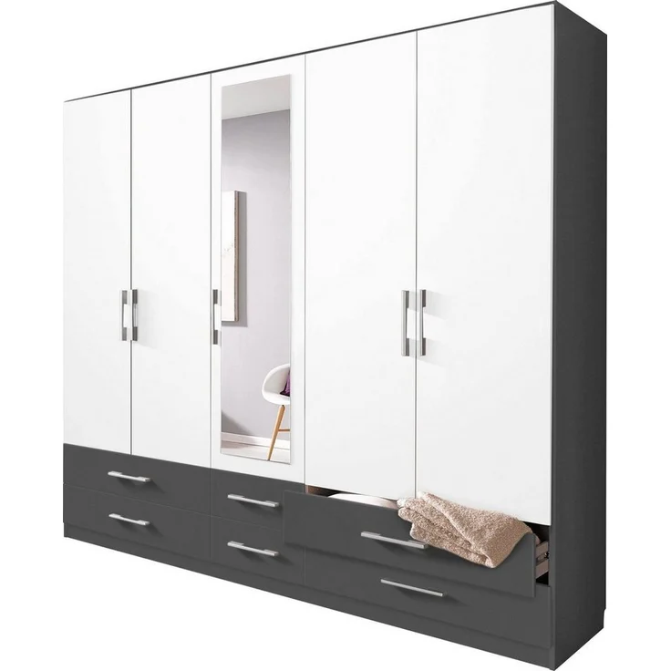 rauch Kleiderschrank Hersbruck mit 6 Schubkästen – Bild 5