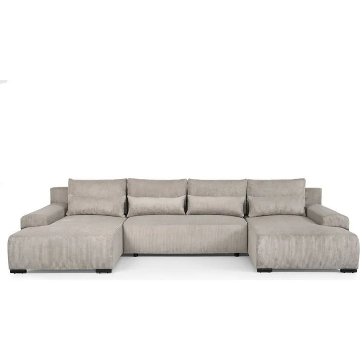 Beautysofa Ecksofa BENNY U, mit Schlaffunktion, mit Bettkasten, viele Farbvarianten – Bild 4