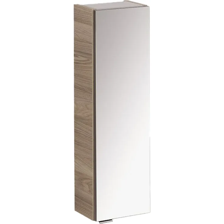 Fackelmann LUXOR Spiegel Hängeschrank 20 cm, Braun hell, rechts