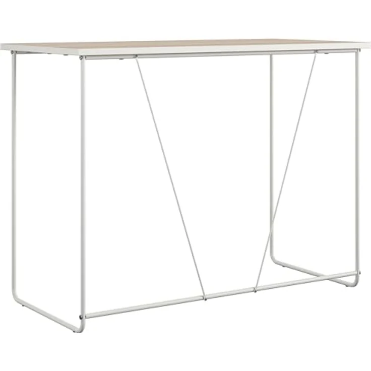 DHP Furniture Dante Computerschreibtisch aus Spanplatte, weißes Metallgestell (BxTxH) 99x49x75 cm – Bild 5