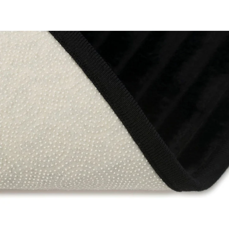 Gözze Badematte Berlin, Höhe 7 mm, rutschhemmend beschichtet, fußbodenheizungsgeeignet, Polyester, rechteckig, Badteppich, Uni Farben, Cord Optik, waschbar – Bild 2