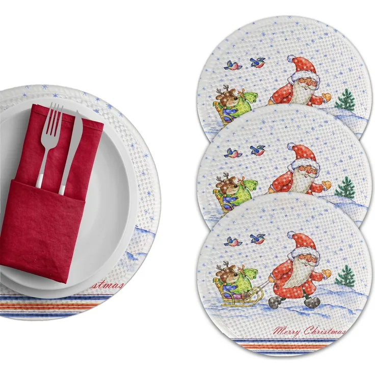 Hermia Concept '2337Supla' Tischset, Mehrfarbig, Ø 37 cm