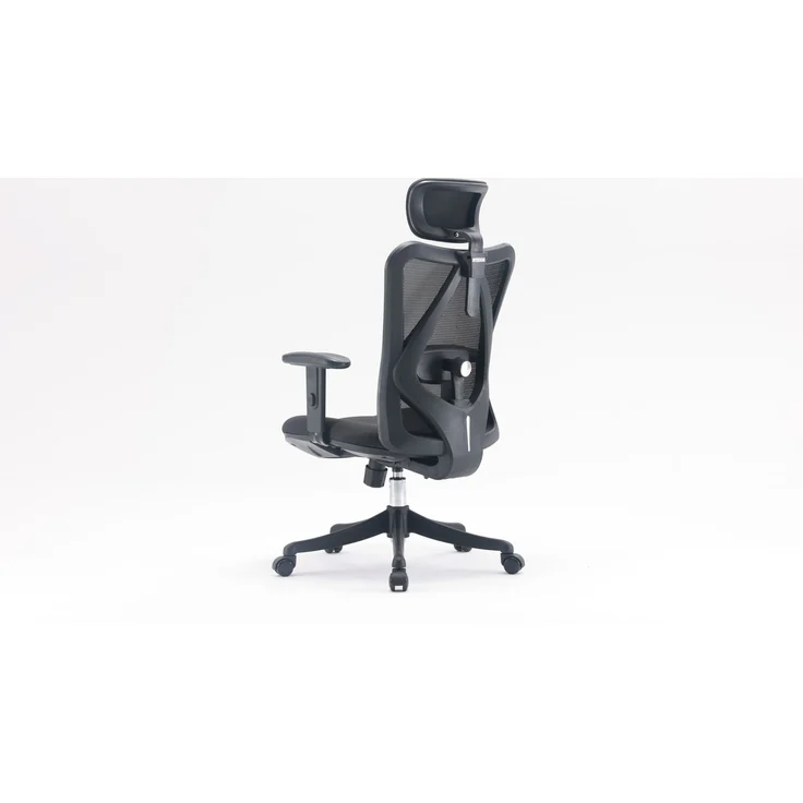 SIHOO Ergonomischer Schreibtischstuhl, Drehstuhl hat Verstellbarer Lordosenstütze, Kopfstütze und Armlehne, Höhenverstellung und Wippfunktion, Rückenschonend, Bürostuhl bis 150kg/330LB Belastbar – Bild 11