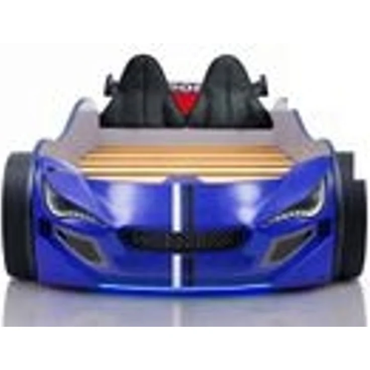 Autobett Kinder 90x200 Jungen LED Leuchte Unterbodenbeleuchtung Sound Fernbedienung – Bild 5