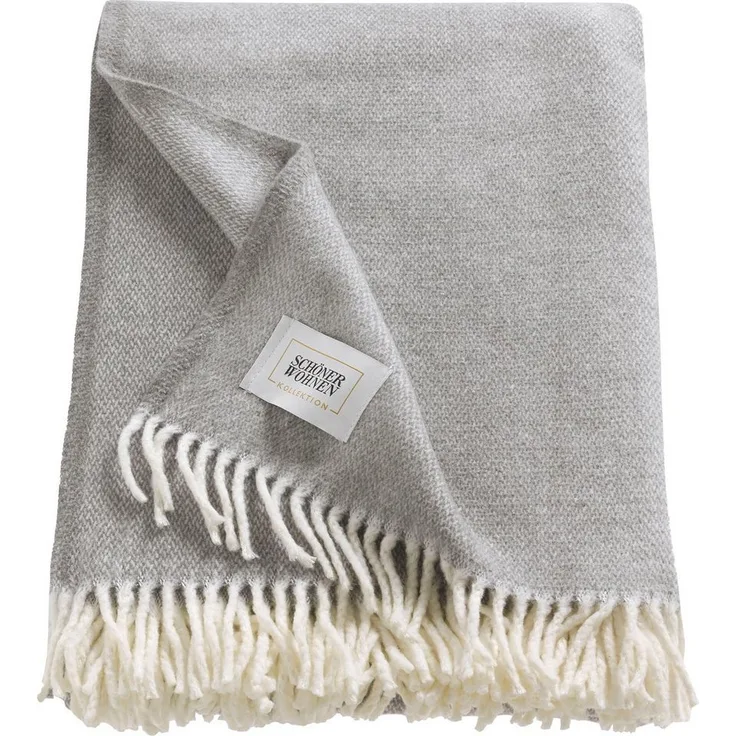 Wohndecke Relax, SCHÖNER WOHNEN-Kollektion, mit gedrehten Fransen, Kuscheldecke
