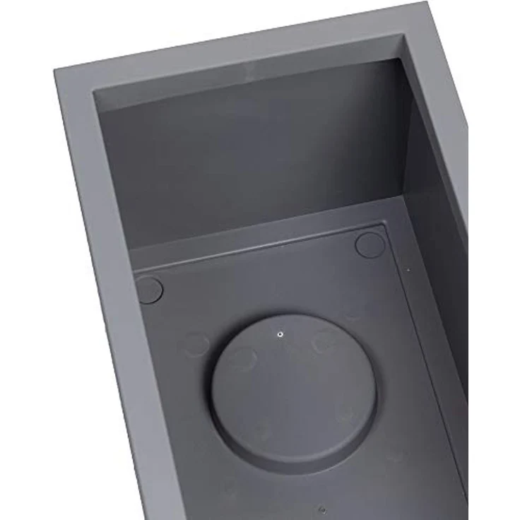 ONDIS24 Blumenkasten Vulkan 57L Gestein/Basalt Optik mit Wasserspeicher Pflanzenkasten, 79.5 x 29.5 x 29.5 (H) cm – Bild 5