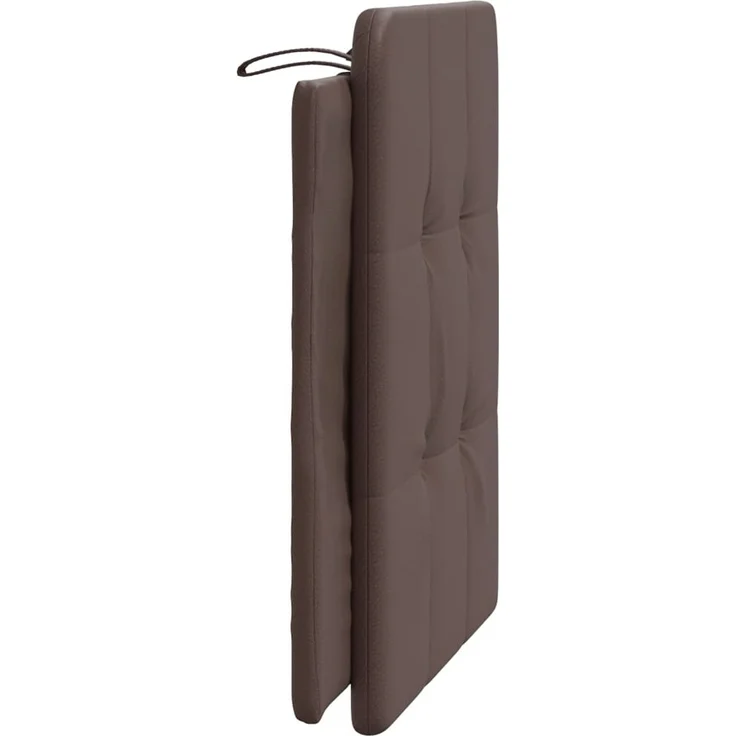 vidaXL Kopfteil-Kissen Braun 90 cm Kunstleder 374838 – Bild 5