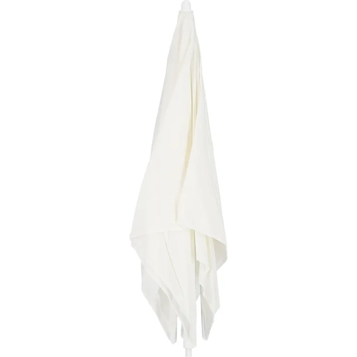 Sonnenschirm Murano aus Polyacryl, modern mit Knickelement, Weiß, für Outdoor-Einsatz
