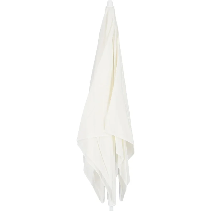 Sonnenschirm Murano aus Polyacryl, modern mit Knickelement, Weiß, für Outdoor-Einsatz