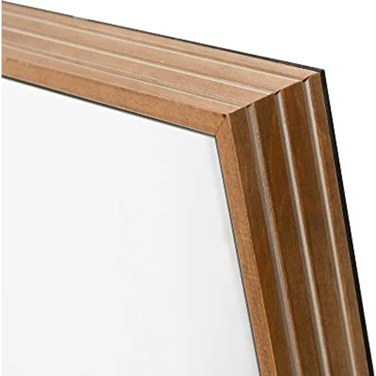 HOMCOM Wandspiegel, Hochspiegel in Natur, Glas und Holzwerkstoff, 48x125 cm, elegantes Design für Wohnzimmer, Schlafzimmer und Badezimmer – Bild 9