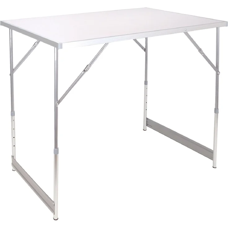 Tapeziertisch klappbar, Arbeitstisch, Mehrzwecktisch höhenverstellbar, weiß – Bild 1