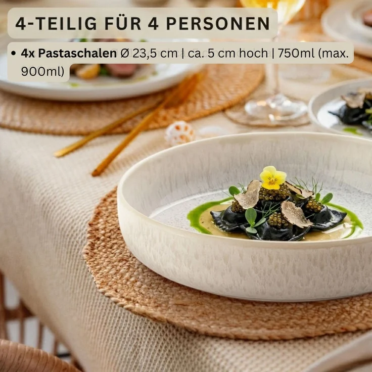 SÄNGER Pastaschalen Set Korfu 4 teilig – Bild 2
