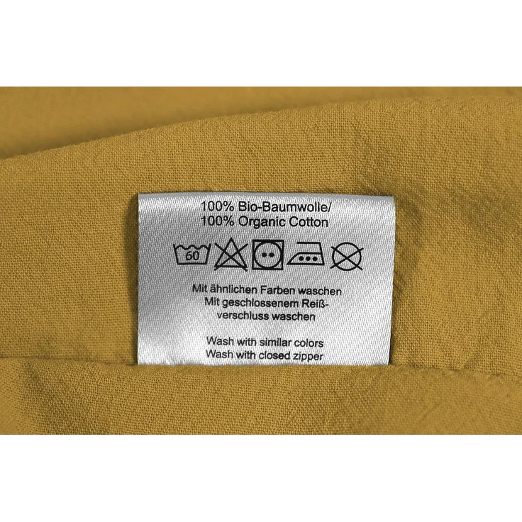 jilda-tex Bettwäsche Lissabon, Renforcé (Bio-Baumwolle), 2 teilig, unifarben, stonewashed und in vielen Farben – Bild 6
