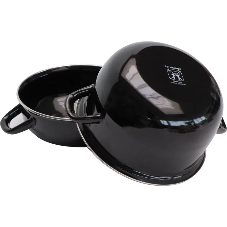 APS Kochtopf APS Muscheltopf, Emaille, Topf und Deckel mit Funktion – Bild 2