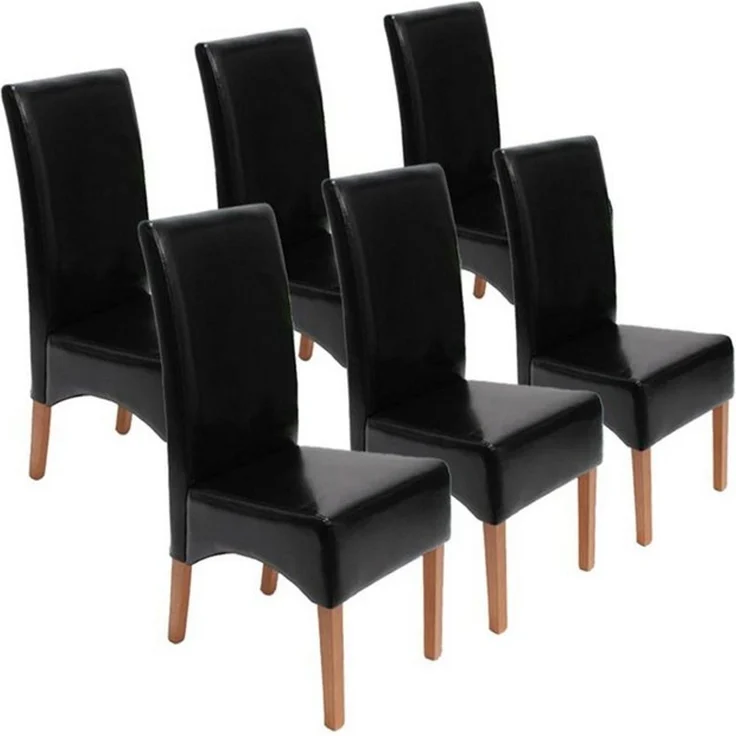 MCW Esszimmerstuhl Crotone-6 (Set, 6 St), 6er-Set, Abgerundete Ecken + Kanten, ca. 150 kg belastbar, gepolstert – Bild 2