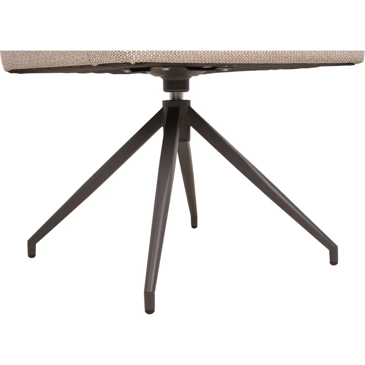 Gartenstuhl LISA 2er Set - Stahl Hellgrau 94x56x62cm | Drehstuhl Essstuhl Terrassenstuhl – Bild 5