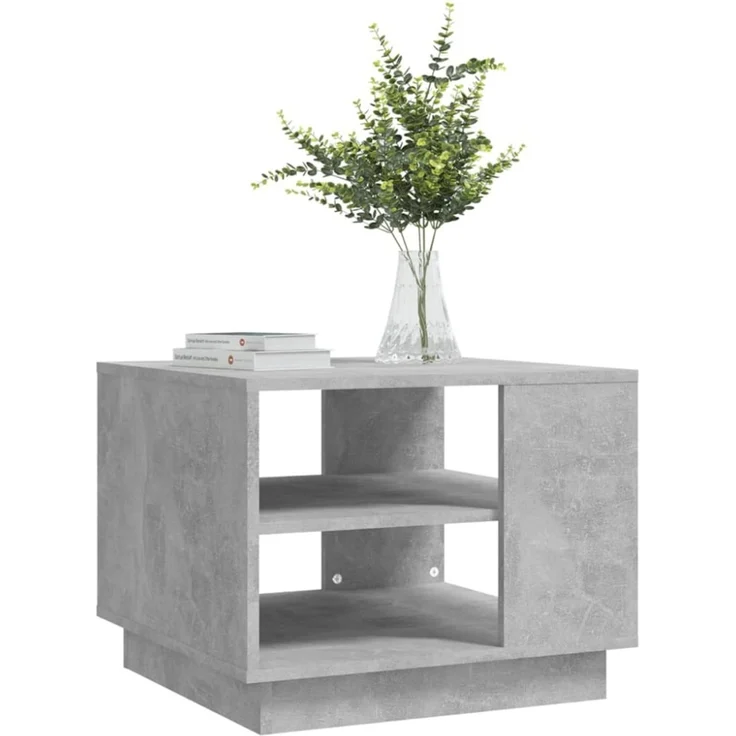 vidaXL Couchtisch Betongrau 55x55x43 cm Holzwerkstoff 810293 – Bild 4