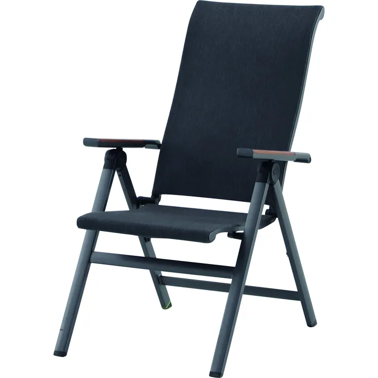 2er Set Prado Klappstuhl schwarz