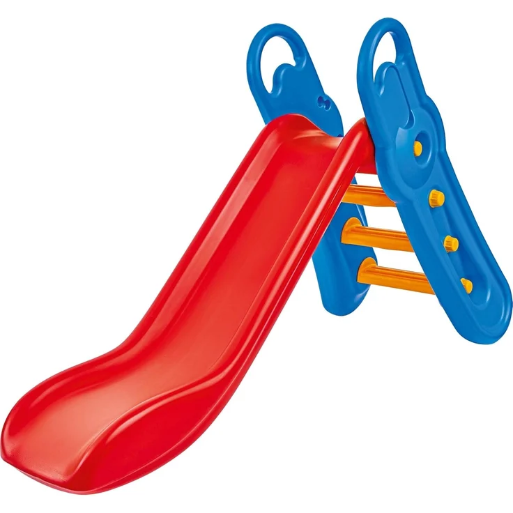 Big 'Fun-Slide' Rutsche, rot/blau, 164 x 73 x 116 cm, ab 3 Jahren, höhenverstellbar, zusammenklappbar – Bild 2