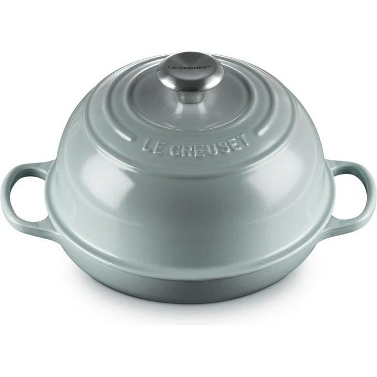 LE CREUSET Bräter Signature Brot Bräter 24cm, Gusseisen, Rund, Ø 23,9 cm, 3,5 l, 4,84 kg, Sea Salt, 21301247170430 – Bild 1