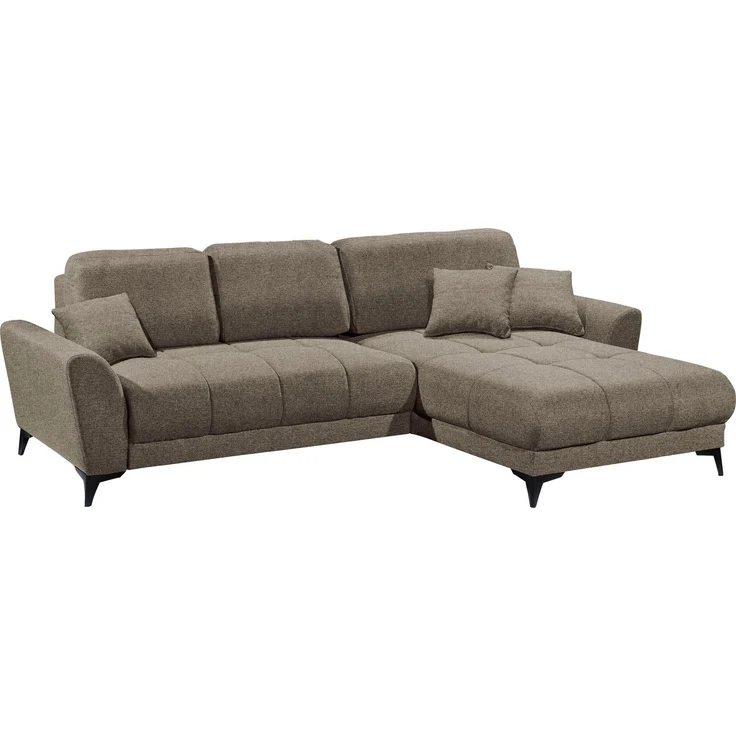Sofa Bern von ED Exciting Design mit Schlaffunktion Espresso, Bettkasten und Lumos Mikrofaserbezug – Bild 2