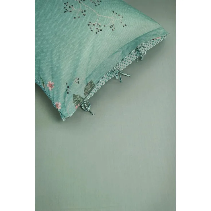 Pip Studio Jersey-Elasthan Spannbettlaken Goodnight By Pip Grey Green 160X200/220 160x200/210/220 cm Pocket depth: 30 cm 1 Spannbettlaken Grau Grün